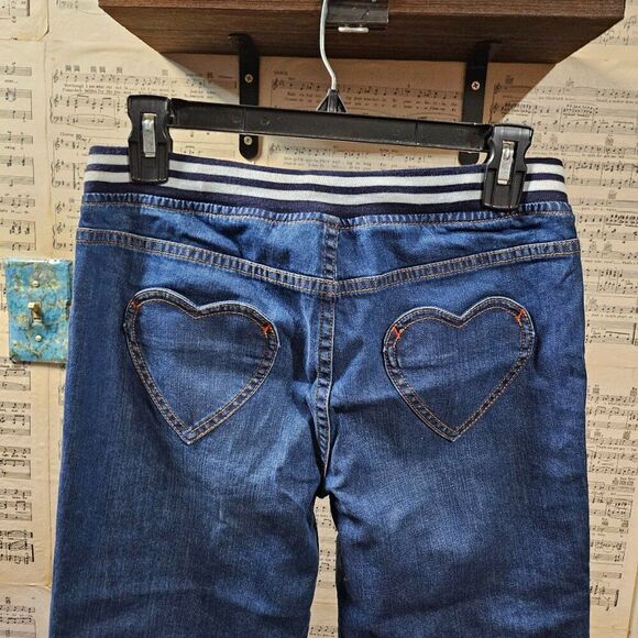 Mini Boden Heart Pants Girls XL Women Medium - Picture 1 of 8